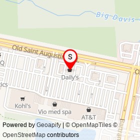 Daily's on Old Saint Augustine Road, Jacksonville Florida - location map