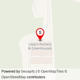 Loop's Nursery & Greenhouses on Race Track Road,  Florida - location map