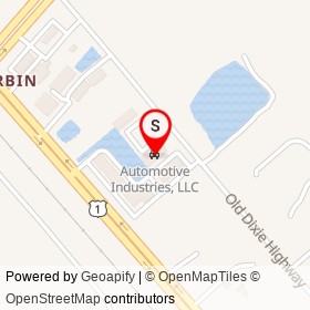 Automotive Industries, LLC on Old Dixie Highway,  Florida - location map