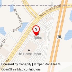 Great Clips on Race Track Road,  Florida - location map