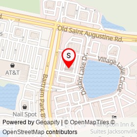 Red Bowl on Durbin Lake Drive, Jacksonville Florida - location map
