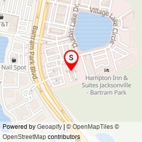 Dairy Queen on Village Lake Circle, Jacksonville Florida - location map