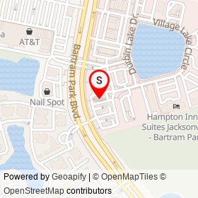 Moe's Southwest Grill on Bartram Park Boulevard, Jacksonville Florida - location map