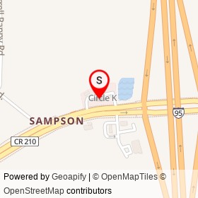 Circle K on CR 210, Saint Augustine Florida - location map