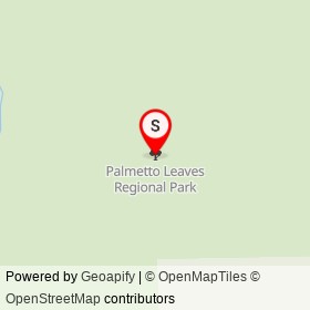 Palmetto Leaves Regional Park on , Jacksonville Florida - location map