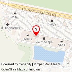 Sport Clips on Old Saint Augustine Road, Jacksonville Florida - location map