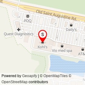 Kohl's on Old Saint Augustine Road, Jacksonville Florida - location map