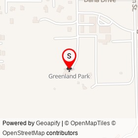 Greenland Park on , Jacksonville Florida - location map