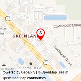 O'Steen Volvo Cars of Jacksonville on Philips Highway, Jacksonville Florida - location map