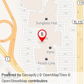 Express on Philips Highway, Jacksonville Florida - location map