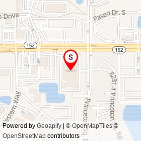 Embassy Suites Jacksonville - Baymeadows on Baymeadows Road, Jacksonville Florida - location map