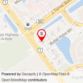 Chick-fil-A on Philips Highway, Jacksonville Florida - location map