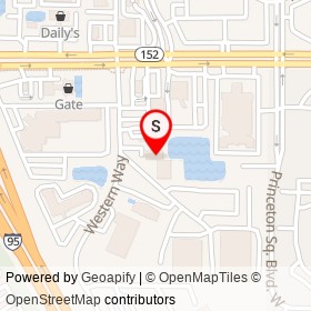 Sherwin-Williams on Western Way Circle, Jacksonville Florida - location map