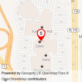 Aldo on Southside Boulevard, Jacksonville Florida - location map