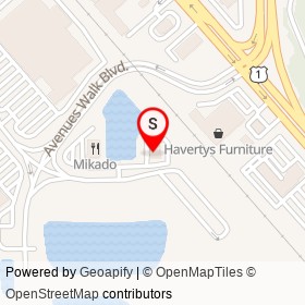 Navy Federal Credit Union on Avenues Walk Boulevard, Jacksonville Florida - location map
