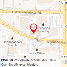 Panda Express on Baymeadows Road, Jacksonville Florida - location map