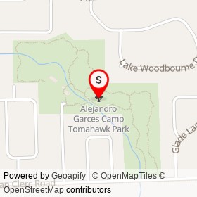 Alejandro Garces Camp Tomahawk Park on , Jacksonville Florida - location map