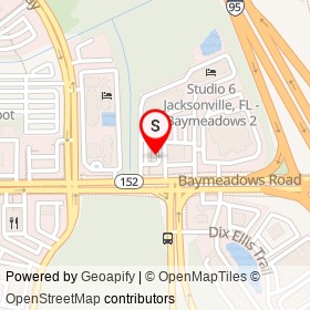 KFC on Baymeadows Road, Jacksonville Florida - location map