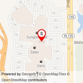 FYE on Southside Boulevard, Jacksonville Florida - location map