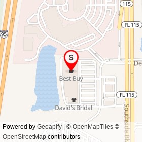 Best Buy on Deercreek Club Road, Jacksonville Florida - location map