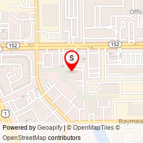 Four Points by Sheraton Jacksonville Baymeadows on Baymeadows Road, Jacksonville Florida - location map