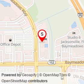Hawthorn Suites By Wyndham Jacksonville on Baymeadows Way, Jacksonville Florida - location map