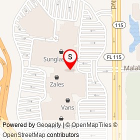 Aeropostale on Southside Boulevard, Jacksonville Florida - location map