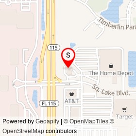 Circle K on Square Lake Boulevard, Jacksonville Florida - location map