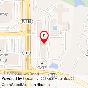Firehouse Subs on 10063-1 Baymeadows Ap, Jacksonville Florida - location map