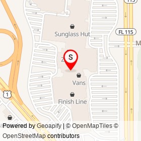 Zumiez on Philips Highway, Jacksonville Florida - location map