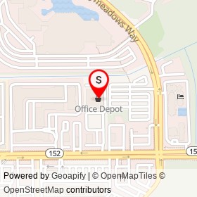 Office Depot on Baymeadows Road, Jacksonville Florida - location map