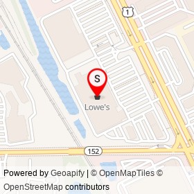 Lowe's on Philips Highway, Jacksonville Florida - location map