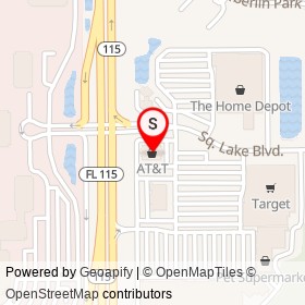 AT&T on Square Lake Boulevard, Jacksonville Florida - location map