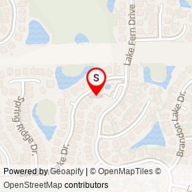 No Name Provided on London Lake Drive, Jacksonville Florida - location map