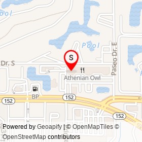 Pattaya Thai Grille on Paseo Drive South, Jacksonville Florida - location map