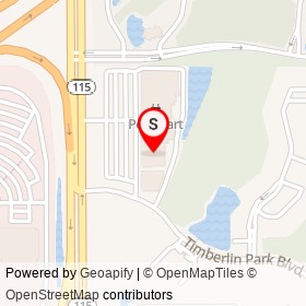 Buy Buy Baby on Timberlin Park Boulevard, Jacksonville Florida - location map