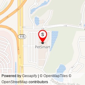 PetSmart on Paradise Island Blvd, Jacksonville Florida - location map