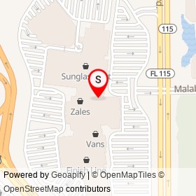 Lush on Southside Boulevard, Jacksonville Florida - location map