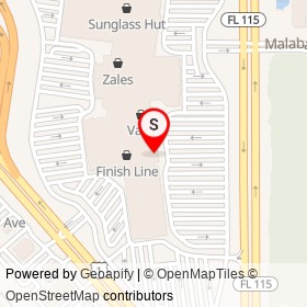 Ruby Tuesday on Southside Boulevard, Jacksonville Florida - location map