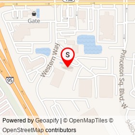 Comfort Suites Baymeadows Near Butler Blvd on Western Way Circle, Jacksonville Florida - location map