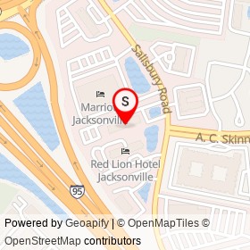 Country Inn & Suites by Radisson, Jacksonville I-95 South, FL on Salisbury Road, Jacksonville Florida - location map