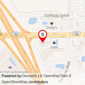 Krystal on Baymeadows Road, Jacksonville Florida - location map