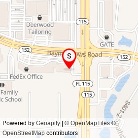 Sprint on Baymeadows Road, Jacksonville Florida - location map