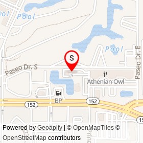 Zips Car Wash on Paseo Drive South, Jacksonville Florida - location map