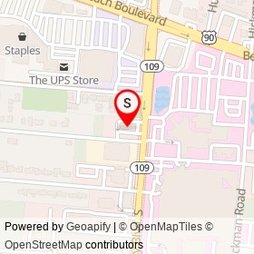 Dunkin' Donuts on Luella Street, Jacksonville Florida - location map