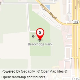 Brackridge Park on , Jacksonville Florida - location map