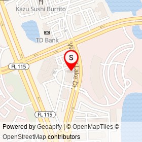Yashi Sushi on West Deer Lake Drive, Jacksonville Florida - location map