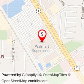 Walmart Supercenter on Phillips Highway, Jacksonville Florida - location map