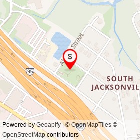 Marjenhoff Park on , Jacksonville Florida - location map