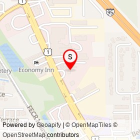 Mount Vernon Motor Lodge on Philips Highway, Jacksonville Florida - location map